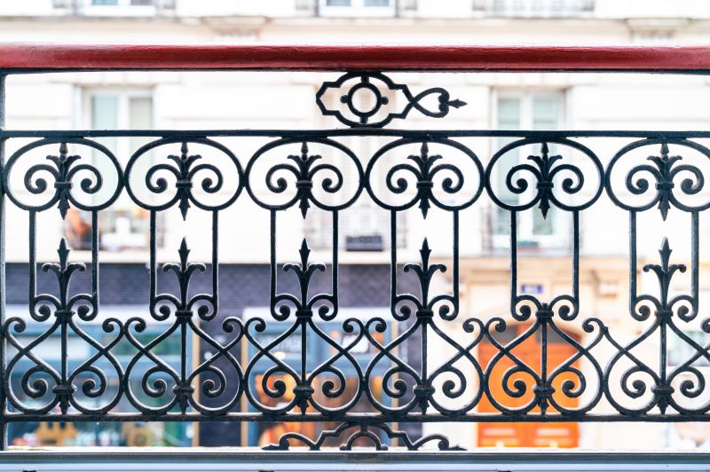 Decorative Iron Railing Details