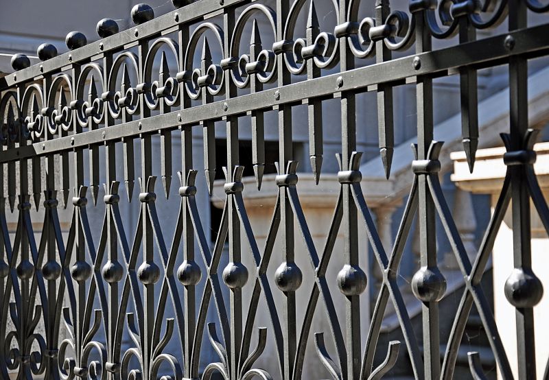 Commercial Iron Fence