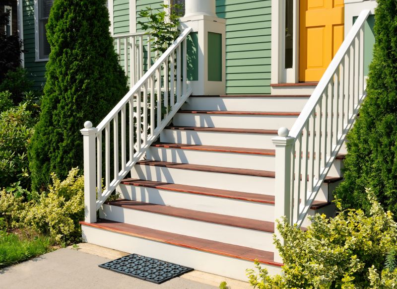 Wood Stair Railing Repair in Kansas City, KS